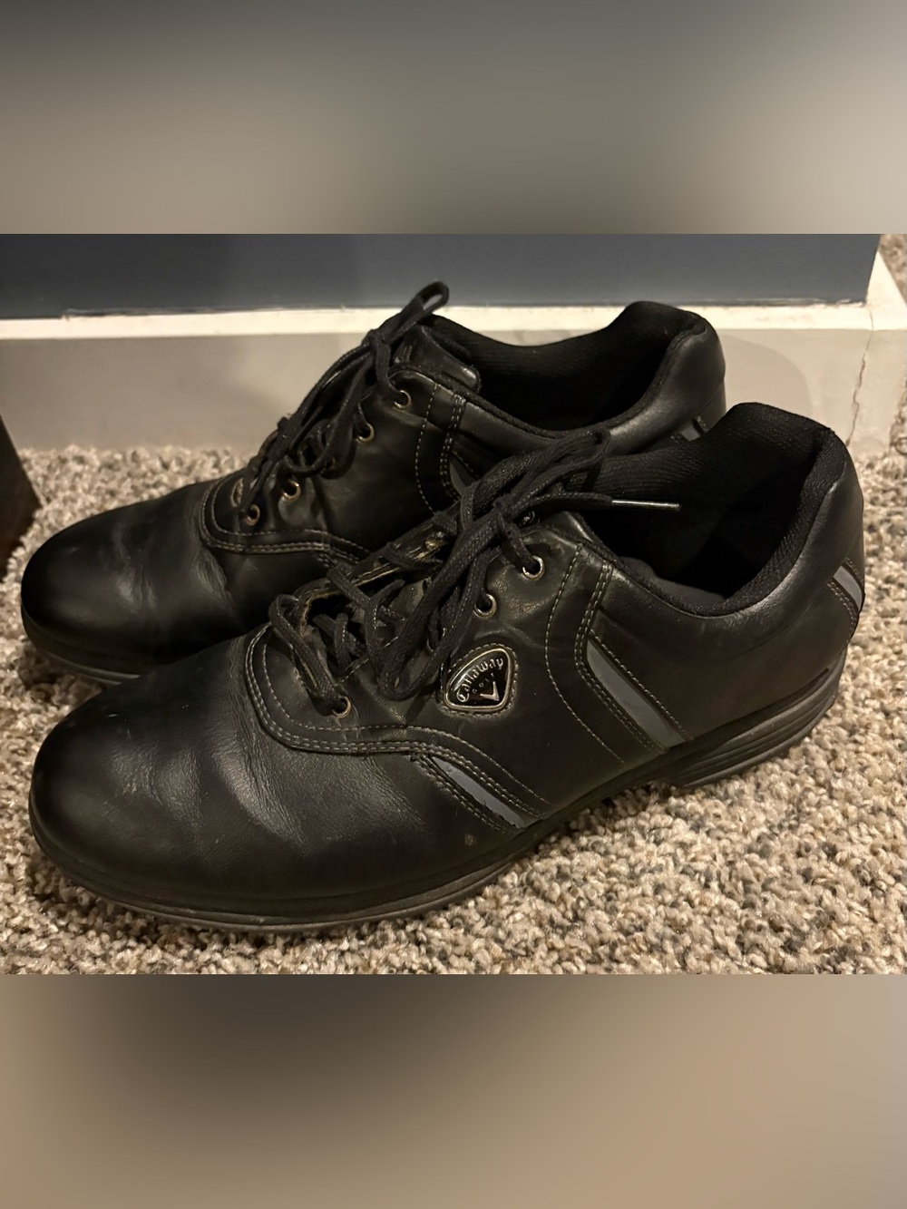 Callaway Golf Shoes Cleats Men’s Size 10 Black Lace Up